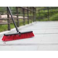 Outdoor Iron Handle Plastic Floor Cleaning Brush